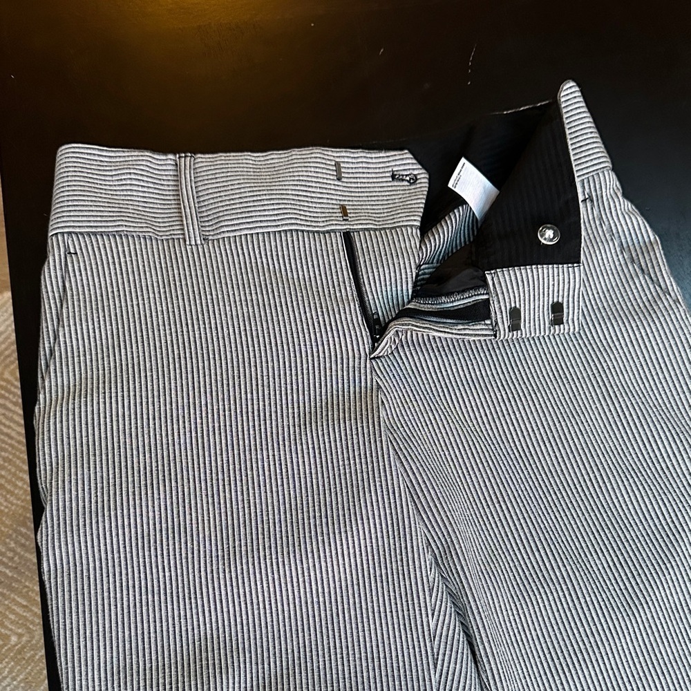 Banana Republic Factory striped cropped trouser pants - Picture 2 of 11